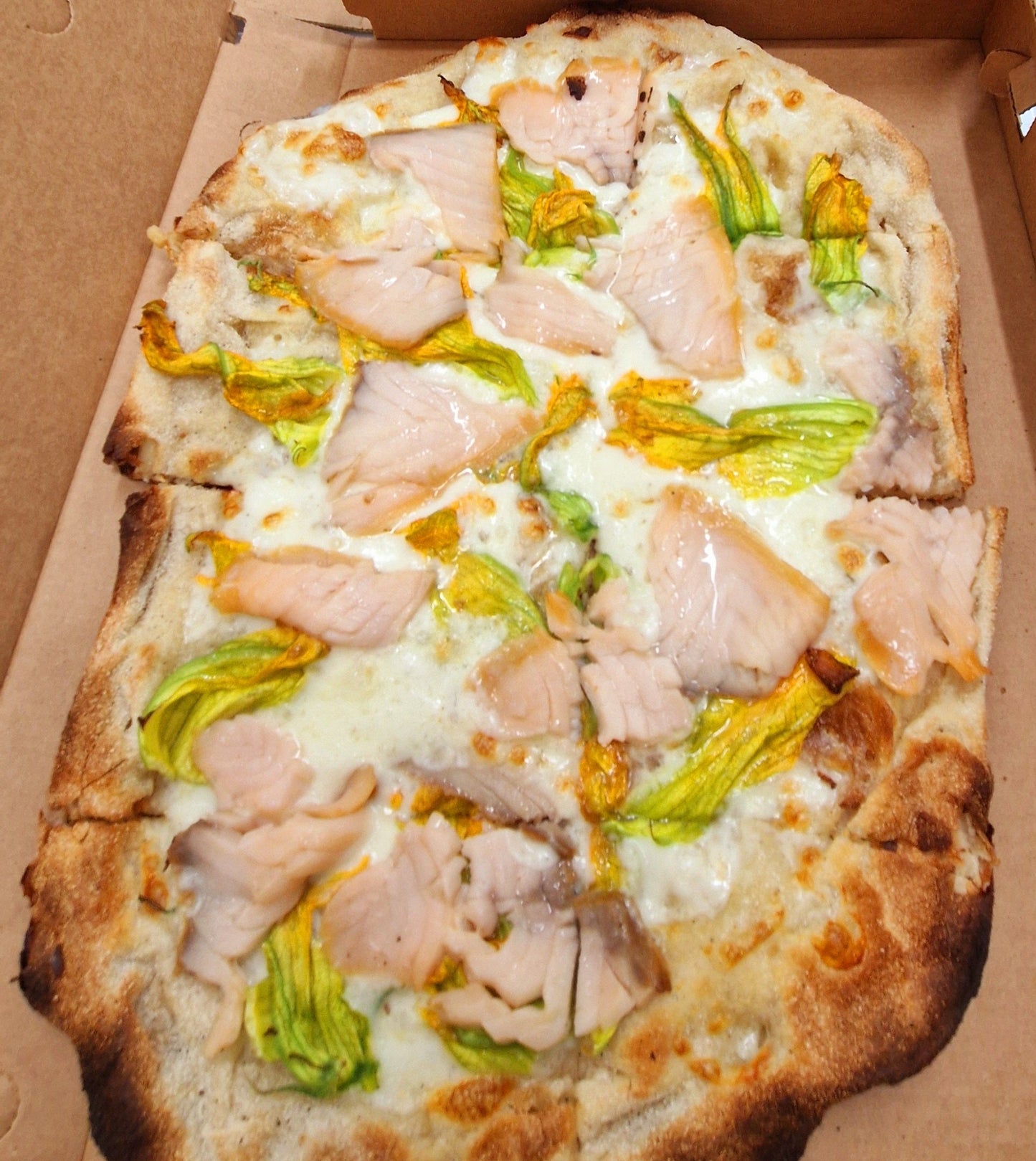 Fiori di Zucca e Salmone